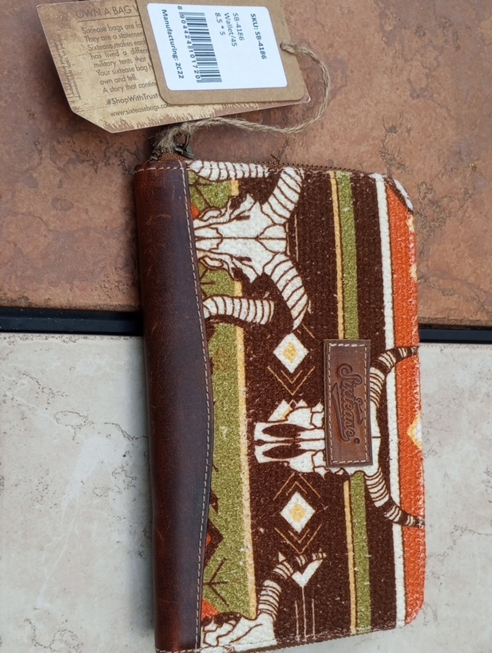Sixtease Large Wallet Nwt